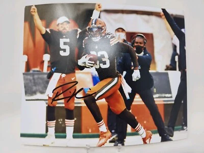 Фотография Кливленда Брауна с автографом Ронни Харрисона 8x10 с сертификатом подлинности BUF - Изображение 1 из 2