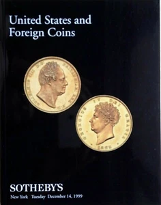 Sotheby's Auction Catalog United States Foreign Coins European Money Collectible - Picture 1 of 7