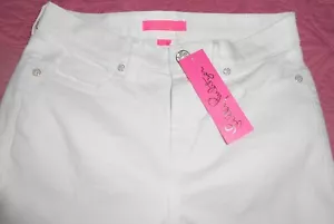 Lilly Pulitzer Eagan High Rise Skinny Jeans in white color Size 2 new - Picture 1 of 8