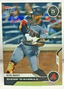 Ketel Marte 2020 Topps Now MLB Network's Top 100 #MN25 - DIAMONDBACKS 25 SP /491