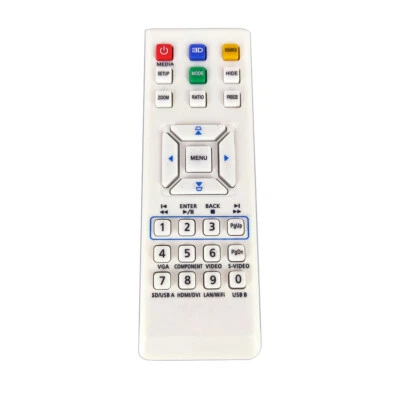 New Replace S1385WHNE For ACER Projector Remote Control UN210 V21S X1173 H5350 - Image 1 of 2