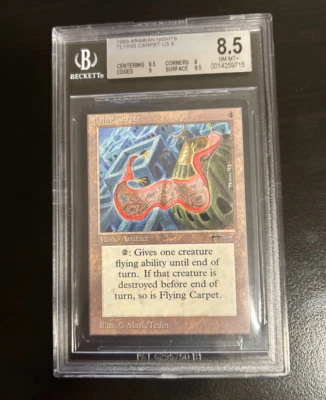 MTG Arabian Nights Flyign Carpet BGS 8.5 NM/MT+ - Image 1 of 2