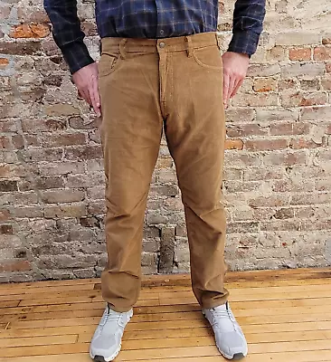 NWT Men Patagonia Org Cotton Cord 32" Inseam Pant Coriander Brown 21525 (Sz 34) - Image 1 of 4