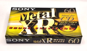 SONY METAL XR 60 Blank Audio Cassette Tape (Sealed) New! - Picture 1 of 6