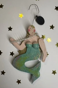 Barbara Corcoran Clark Designs Mermaid Ornament - Picture 1 of 4