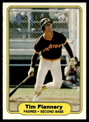 1982 Fleer Tim Flannery San Diego Padres #572 - Image 1 of 2
