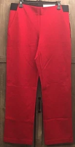 Neu mit Etikett Liz Claiborne Audra LG Damenhose Stretch zum Überziehen gerades Bein - Bild 1 von 7