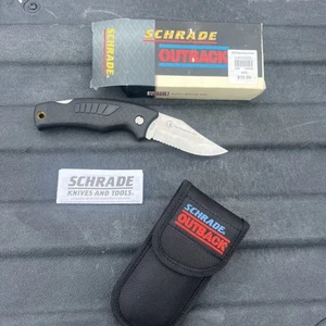 First Production Run Schrade OUTBACK SG7S Knife, original box, sheath - Picture 1 of 7