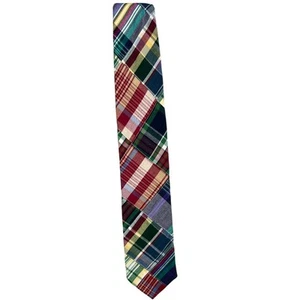 Corbata Mark Pendleton Para Hombre 59" Longitud Multicolor Madras Cuadros Clásica Preppy - Imagen 1 de 6