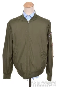 MONCLER Bharani Giubbotto olivgrüne Polyester Bomberjacke Mantel - Gr. 4 / M - Bild 1 von 9