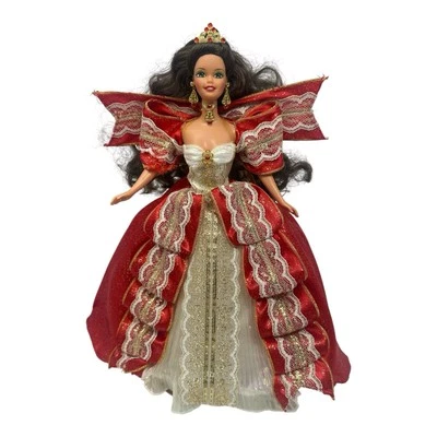 Barbie Holiday Doll 1997 recientemente sin caja con soporte y zapatos Foto 1 de 3