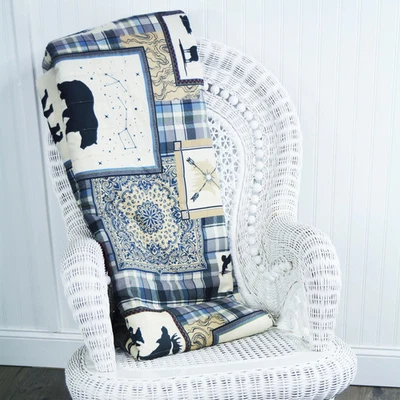 Your Lifestyle by Donna Sharp Forest Symbols Microfibra Gris, Marrón 50" x 60" Foto 1 de 4