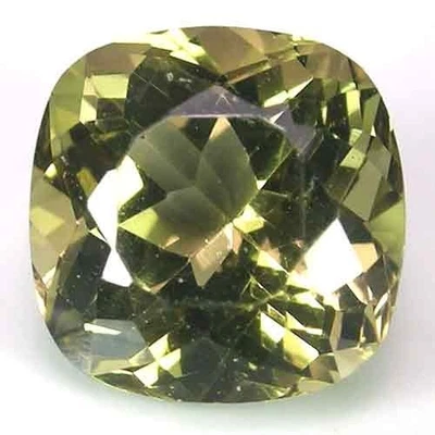 ~MARAVILLOSO~ NATURAL VIVO AMARILLO MARRÓN BERILO BRASILEÑO 2.2CT - CORTE COJÍN Foto 1 de 3