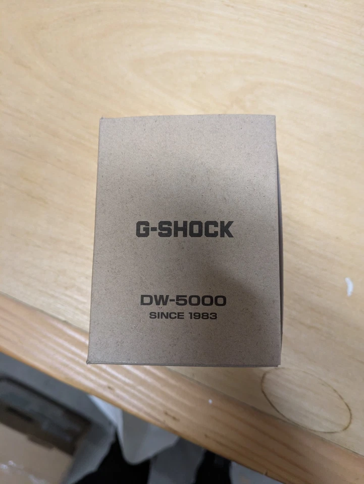 CASIO DW-5000R-1A G-SHOCK Digital Men's Black stainless steel resin Wristwatch