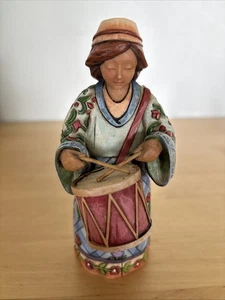 Jim Shore Nativity Drummer Boy Heartwood Creek LET HEAVEN & NATURE SING 4005278 - Picture 1 of 5