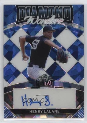 2024 Leaf Metal Diamond Wonders Blue Crystals /12 Henry Lalane #DW-HL1 Auto - Image 1 of 2