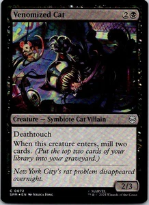 Venomized Cat Foil C Marvel's Spider-Man - 72 NM - Picture 1 of 1