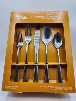 Our Table Conner 系列餐具 45 件套 - 不锈钢 — 第 1/4 张图片
