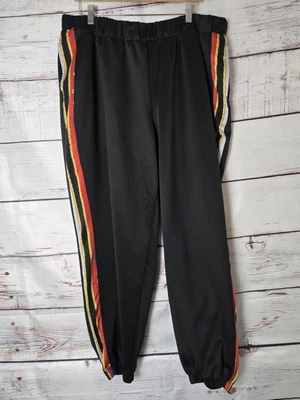 Pantalones deportivos Ashley Stewart para mujer 26/28 negros más elásticos elásticos ocio  Foto 1 de 4