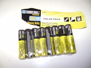 THUNDERBOLT BATTERIE AAA CONFEZIONE DA 8 HEAVY DUTY NUOVO LOOK - Foto 1 di 2