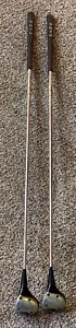 Vintage Ping Eye 2 Golf Clubs Wood Set 3, 5 RH Karsten Mfg. Original Ping Grips - Picture 1 of 8