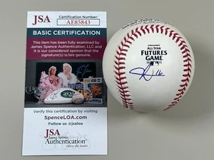 Austin Martin signiert offiziell 2021 Futures Spiel Baseball JSA COA Blue Jays A - Bild 1 von 9