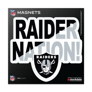 LAS VEGAS RAIDERS 6"X6" DIE-CUT MAGNET FOR INDOOR OUTDOOR HIGH QUALITY OAKLAND - Picture 1 of 1