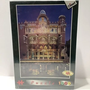 Diset puzzle 1000 Piece Puzzle Palau de la Musica Barcelona Spain, New Sealed - Picture 1 of 4