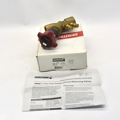Armstrong Balancing Valve 1" - 300 psi 571110-352 5.2 - 20.2 USgpm - Image 1 of 4