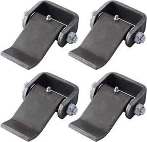 SPARKWHIZ Weld on Trailer Hinges Heavy Duty Greaseable Dump Pack of 4 - Picture 1 of 6