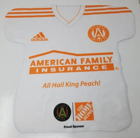 Atlanta United FC Rally Towel Imperfect All Hail King Peach Jersey Outline Cover