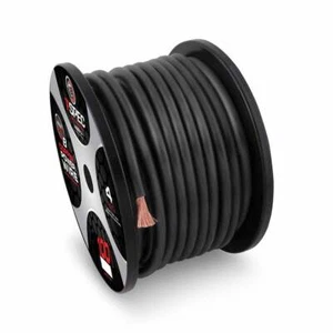 T-Spec V8GT4BK-100 V8GT Serie 4 Stärke 100 Fuß OFC ultraflexibles Stromkabel schwarz - Bild 1 von 1