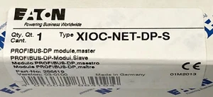 EATON XIOC NET DP S PROFIBUS DP Master Modul 286419 Version 03-0100 XIOC-NET-DP - Bild 1 von 4