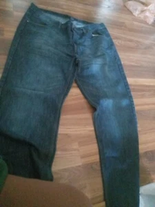 PD&C Paper Denim Cloth Men's Size 42X32 Straight Fit Blue Denim Jeans - Picture 1 of 4