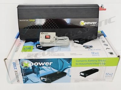 Xantrex X-Power 1500 W 12 V Modified Sine Wave Inverter (813-1500-UL) - Image 1 of 2
