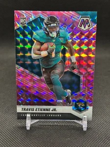 2021 Panini Mosaic Pink Camo Prizms Travis Etienne Jr. RC #314 - Picture 1 of 2