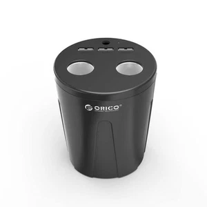 Cargador de automóvil ORICO DC 12V con 3 x 2.4A USB rápido 2 puertos y toma de encendedor de cigarrillos - Imagen 1 de 6