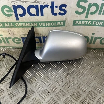2013 SKODA SUPERB MK2 ESTATE FRONT PASSENGER DOOR MIRROR IN SILVER LA7W - Imagem 1 de 4
