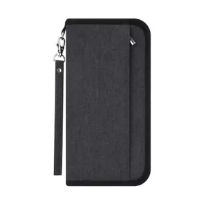 Passport Wallet RFID Blocking Passport Holder Waterproof Travel Document Holder - Picture 1 of 8