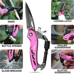 Strumpf Stuffers Geschenke für Frau Mama - Weihnachten Rosa Multitool für Frauen NEU - Bild 1 von 6