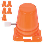  6 Pcs Mini Miniature Traffic Cones Walking Movement Adults Toys Kids Clay Cake