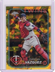 Edición 2024 Topps Cromo Zafiro - Christian Vázquez #654 Oro/50 S0369 - Imagen 1 de 2