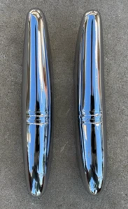 S FORD FRONT NEW CHROME PLATED BUMPER GUARDS 1935 35 OEM - Picture 1 of 9
