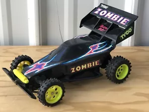 Vintage Black Neon Yellow Tyco Zombie Remote Radio Control RC Car 49 MHz - Picture 1 of 12