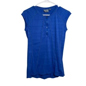 Athleta T-Shirt Damen Small 1/4 Zip Kurzarm Athletic Tee Shirt Active - Bild 1 von 9