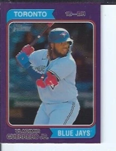 Vladimir Guerrero Jr 2023 Topps Heritage Purple Chrome Refractor - Picture 1 of 1