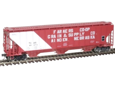Atlas HO Scale ~ Transportation Corporation #60073 ~ Thrall 4750 Covered Hopper - Image 1 of 2