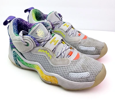 Adidas D.O.N. Issue 3 Autism Speaks Awareness Boys Size 5Y Basketball Shoes - Image 1 of 4