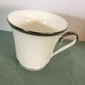 LENOX ~ CHINA solitaire white Coffee Cup 3” NWT - Picture 1 of 2