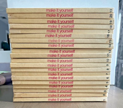 Make It Yourself Complete Set of 20 Needlework & Crafts Books Hardcover 1975 Foto 1 de 4